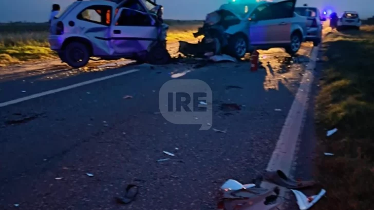 Tragedia en la Ruta 34: Un fallecido y cuatro heridos tras un choque frontal en Clason