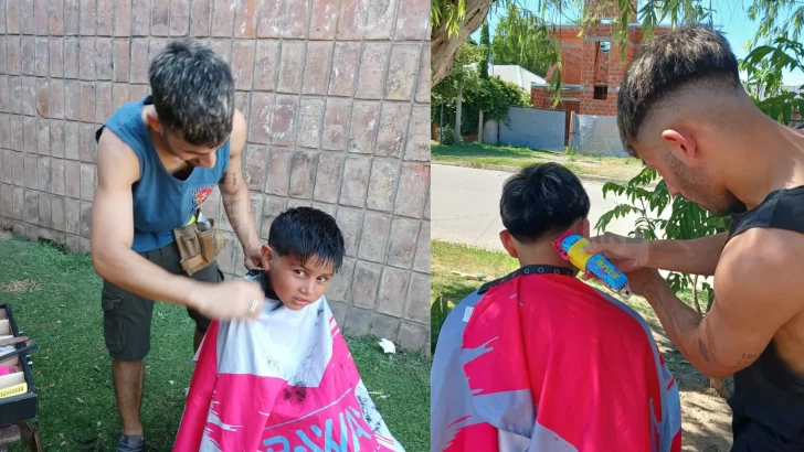 Vuelve el corte de pelo gratuito en febrero al Ferro de Barrancas y juntarán útiles escolares
