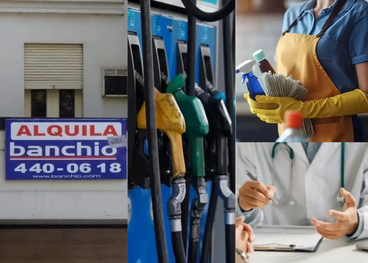 Marzo empieza con aumentos en alquileres, combustibles, empleadas domésticas y otros servicios