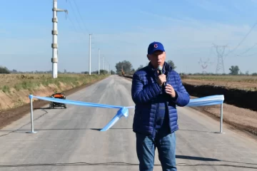 Peines a los puertos: De Grandis inauguró un nuevo tramo y anunció el inicio de más obras
