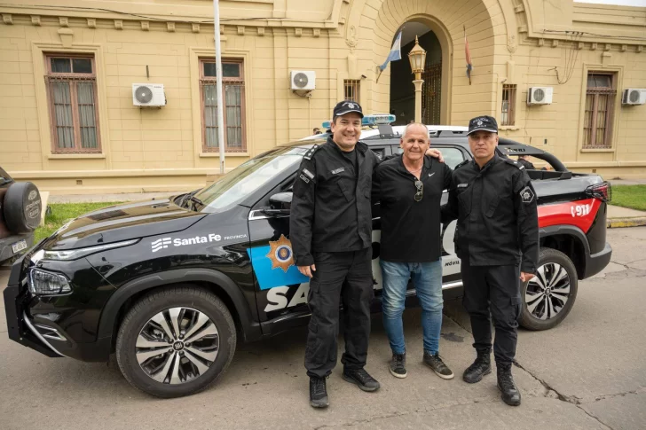 Timbúes recibió un nuevo móvil 4×4 para reforzar la seguridad