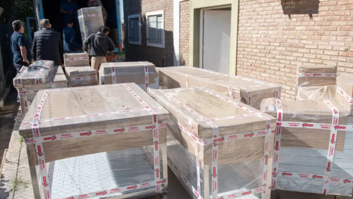 La cocina centralizada de barrio Gauchito Gil suma obras y nuevo equipamiento