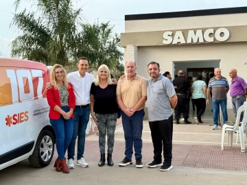 Ambulancia nueva en Carrizales: La primera unidad 0km para el SAMCo ya está en servicio