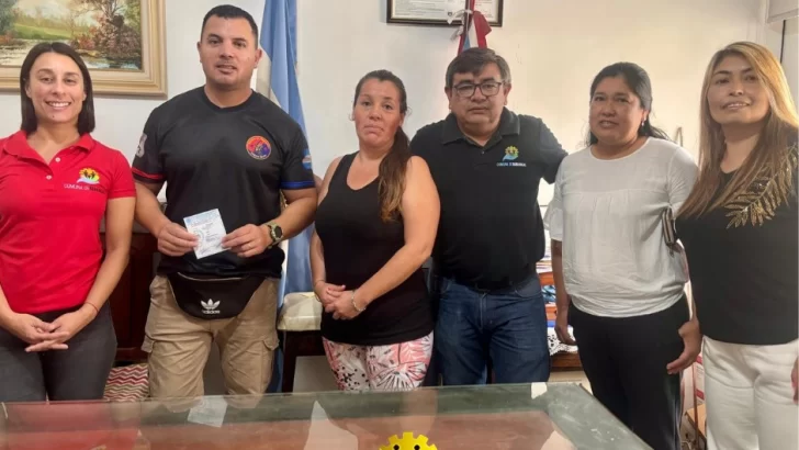 La Comuna de Barrancas entregó un aporte económico a la escuela de taekwondo “Dragón Negro”