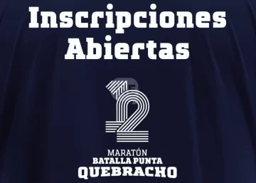 Abrieron las inscripciones para la nueva edición de la Maratón Batalla Punta Quebracho