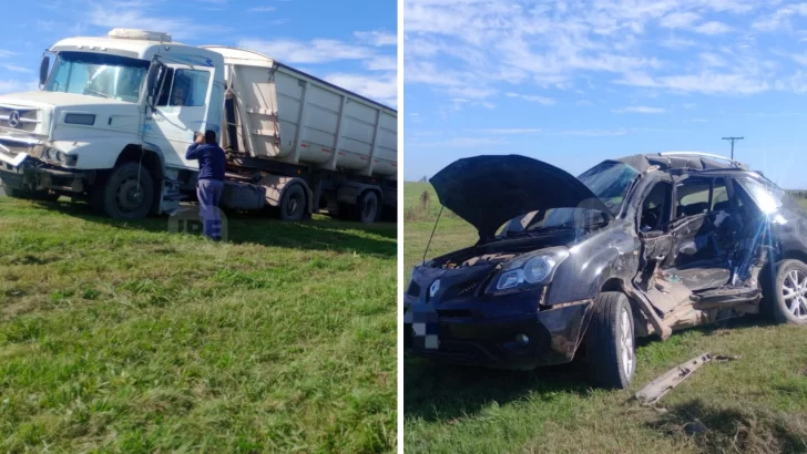 Tragedia en la Ruta 34 a la altura de Centeno: Murieron dos personas en un choque entre auto y camión
