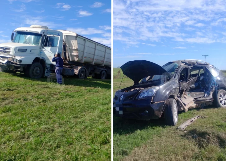 Tragedia en la Ruta 34 a la altura de Centeno: Murieron dos personas en un choque entre auto y camión