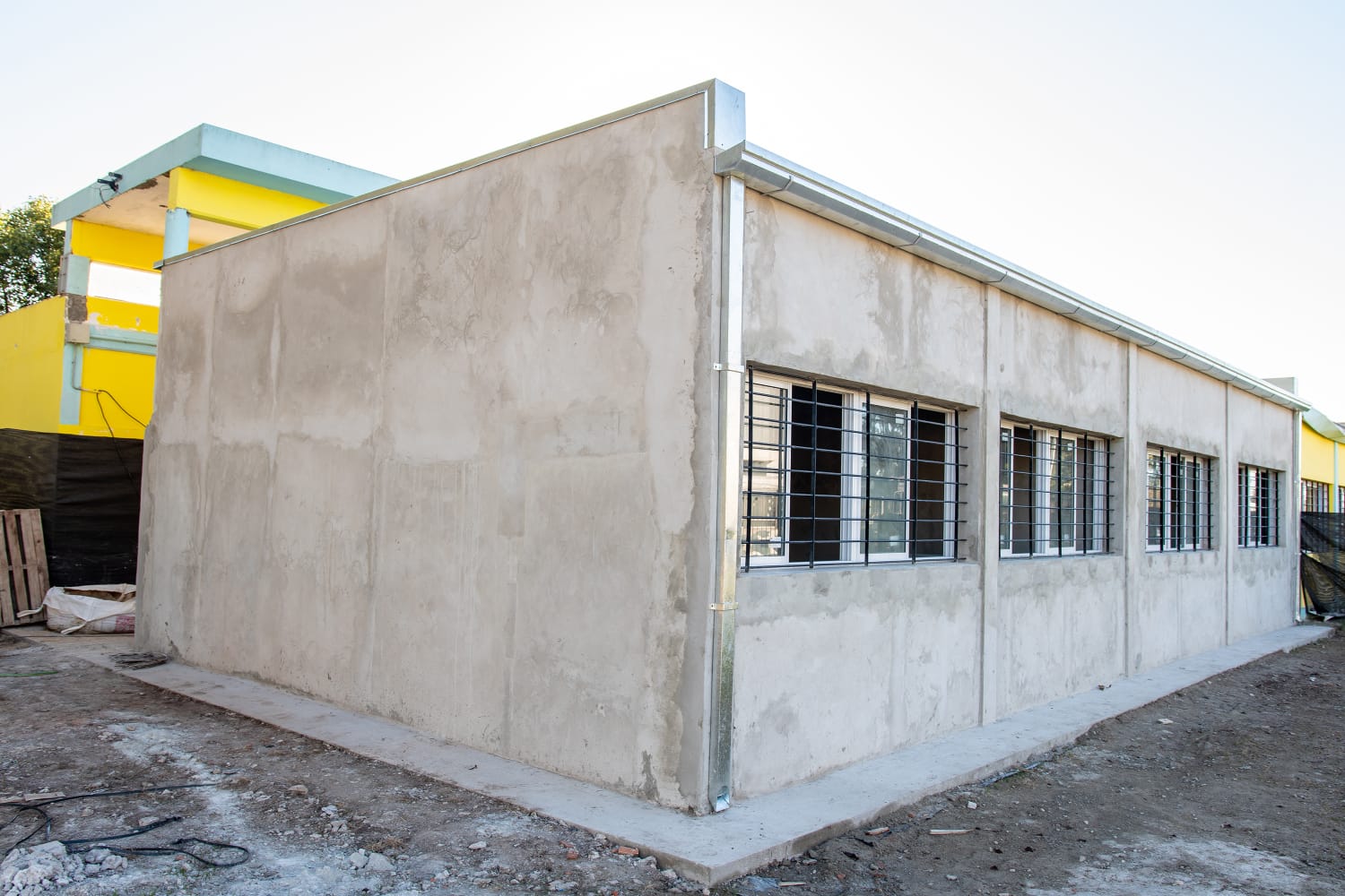 Recta final en la construcción de dos nuevas aulas para la Escuela Campo Mateo