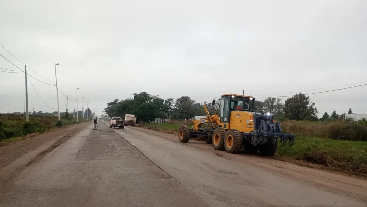 Siguen los trabajos de repavimentación en ruta 11 con desvíos y cortes en Puerto