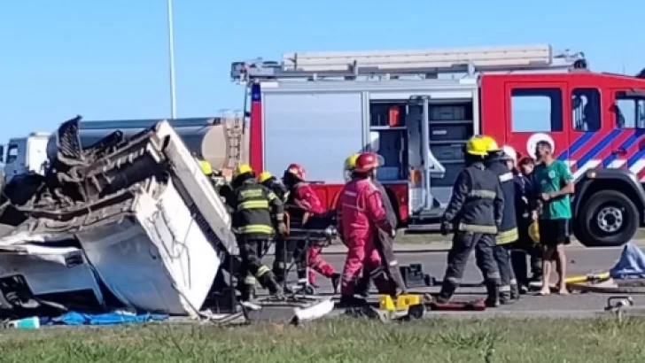 Choque de camiones en Ruta 34: Una mujer embarazada fue trasladada en helicóptero