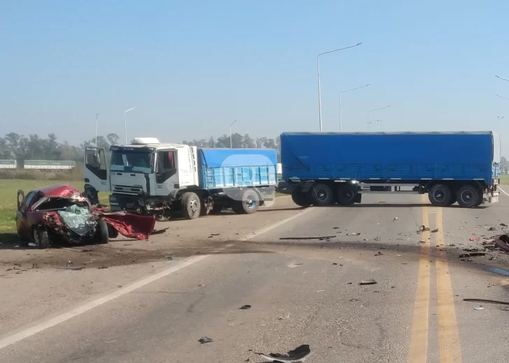 Ruta 34 cortada por un accidente fatal en San Genaro: Falleció un vecino de 31 años
