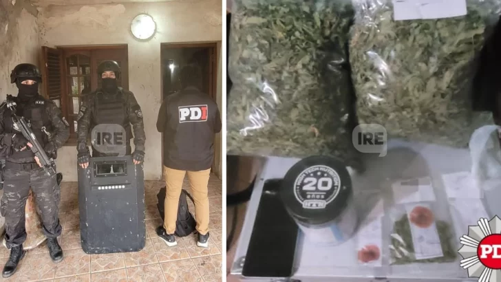 Desarticulan punto de venta de droga en San Lorenzo: Cuatro detenidos y casi un kilo de marihuana
