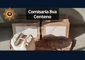 Centeno: Compró cinco cajas de cerámicos baratos, descubrió que eran robados y los devolvió