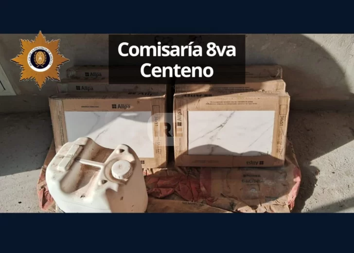 Centeno: Compró cinco cajas de cerámicos baratos, descubrió que eran robados y los devolvió