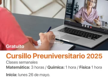 Abren las inscripciones al cursillo preuniversitario gratuito de Iriondo
