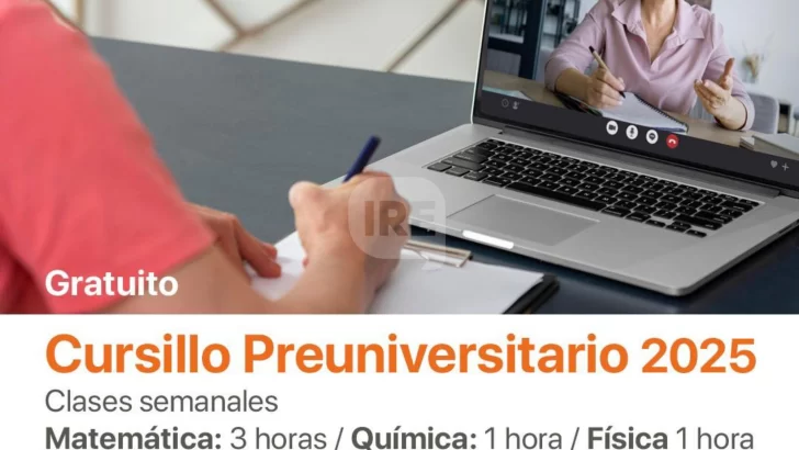 Abren las inscripciones al cursillo preuniversitario gratuito de Iriondo