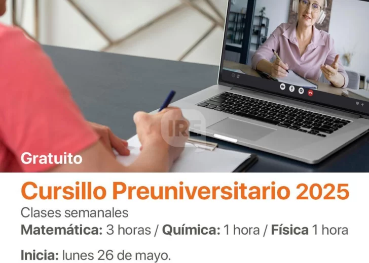 Abren las inscripciones al cursillo preuniversitario gratuito de Iriondo