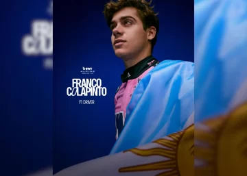 Franco Colapinto vuelve a la Fórmula 1 y correrá cinco carreras con Alpine