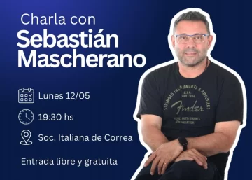 Salud mental en Correa: Mascherano brindará una charla abierta sobre adicciones