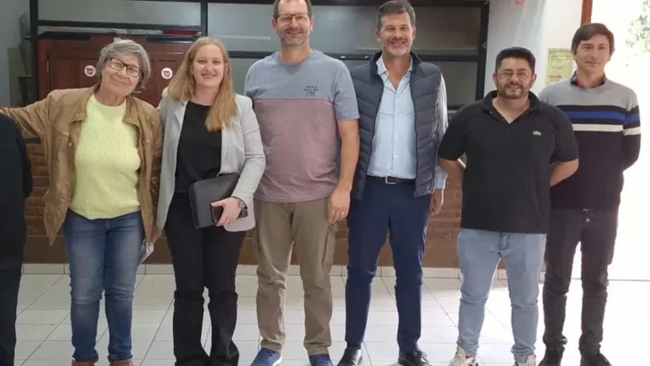 Monje recibió visitas provinciales y busca potenciar sus instituciones: “Una jornada muy valiosa”