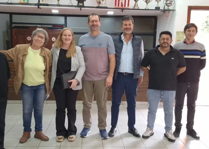 Monje recibió visitas provinciales y busca potenciar sus instituciones: “Una jornada muy valiosa”