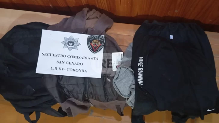 Asaltaron a un vecino de San Genaro y le robaron hasta los cigarrillos: La policía recuperó casi todo