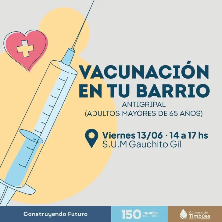 📢¡VACUNACION-EN-TU-BARRIO-🚑➡️-Nos-encontramos-este-viernes-13-06-de-14-a-17-horas-en-el-SUM-de-Gauchito-Gil.-👉Antigripal-adultos-mayores-de-65-anos-GobiernoTimbues-Salud-728x728
