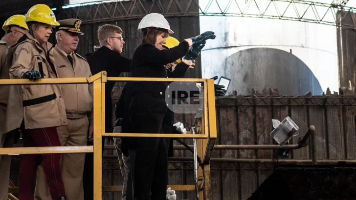 Bullrich supervisó la incineración de media tonelada de cocaína incautada en el puerto de Vicentin