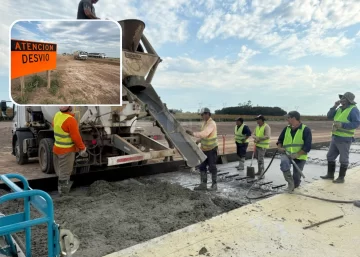 Comienzan a construir la rotonda en la Ruta 91 y hay desvíos: Cómo afecta al tránsito este lunes