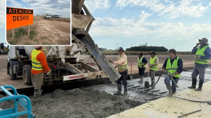 Comienzan a construir la rotonda en la Ruta 91 y hay desvíos: Cómo afecta al tránsito este lunes