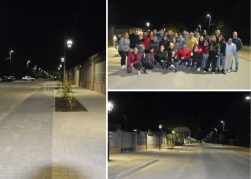 De Grandis inauguró nuevas veredas sobre calle América con una inversión superior a 180 millones