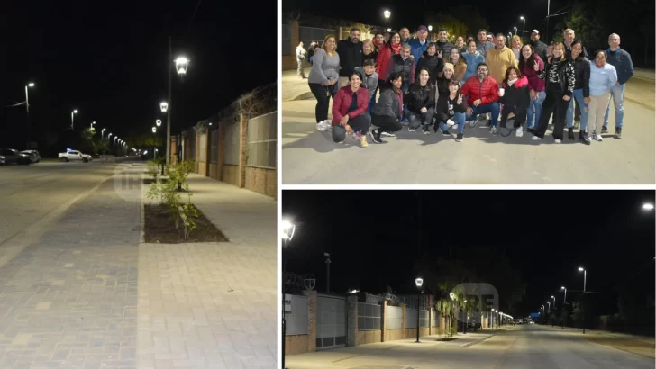 De Grandis inauguró nuevas veredas sobre calle América con una inversión superior a 180 millones