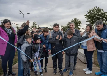 A pura actividad para la familia, Timbúes inauguró su nuevo Parque Urbano Comunal