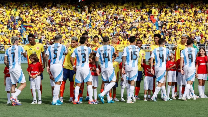 Hoy juega Argentina vs Colombia: Horario y Tv para ver el encuentro
