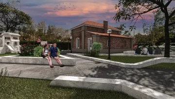 Monje transformará la vieja casa del tren en un espacio de juegos y encuentros