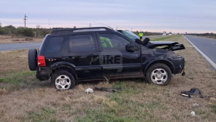 Accidente sin heridos en Desvío Arijón: Un auto volcó en la autopista