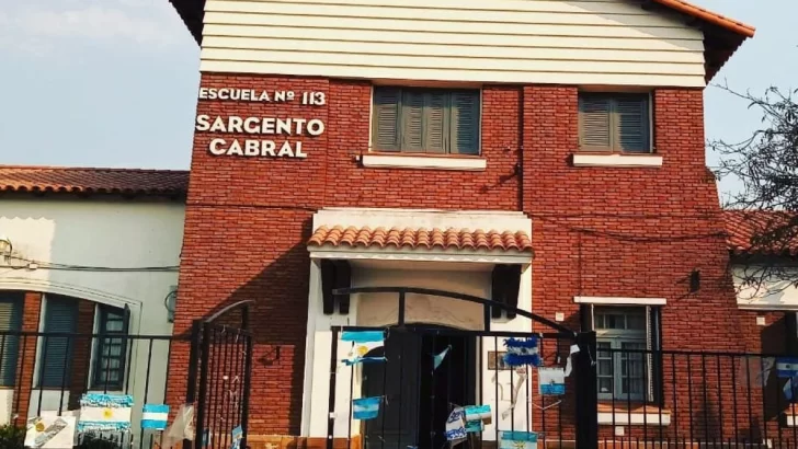 Robo y destrozos en la Escuela N° 113 Sargento Cabral de San Lorenzo