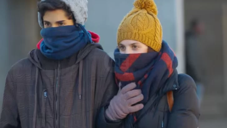 Lunes helado en la región: Mínima de -2°C y máxima que no pasa los 8°C