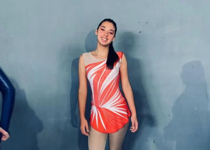 La patinadora oliverense Daila Sanchez consiguió el 1er puesto en Funes y clasificó al Provincial