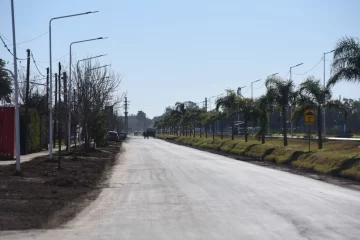 Timbúes inaugura hoy la primera etapa de la pavimentación de la colectora San Martín
