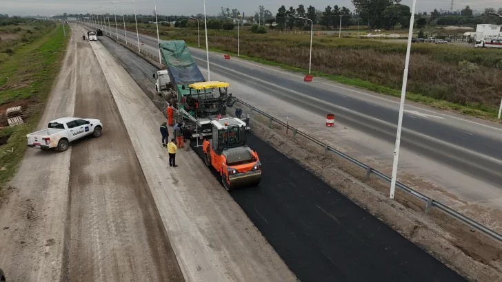 Interrumpirán el tránsito en un tramo de la autopista Rosario-Santa Fe por obras del tercer carril