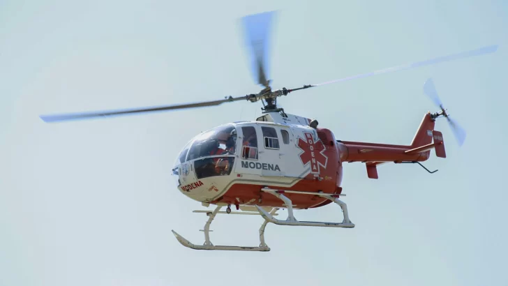 Bomberos de Timbúes organizan una jornada de capacitación con helicóptero de rescate