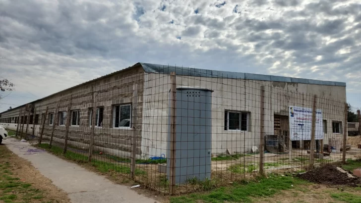 Avanzan las obras de ampliación del Instituto Beppo Levi en Puerto San Martín