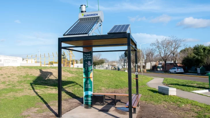 Timbúes avanza en sostenibilidad con su nueva estación solar en el Parque Urbano