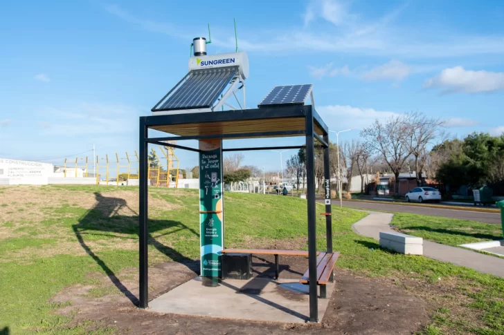 Timbúes avanza en sostenibilidad con su nueva estación solar en el Parque Urbano