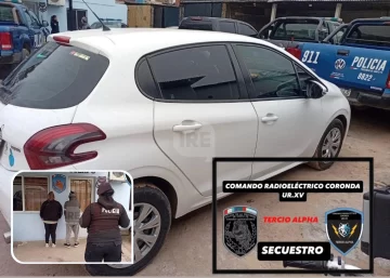 Detuvieron a un hombre y una mujer por circular en un auto con pedido de secuestro