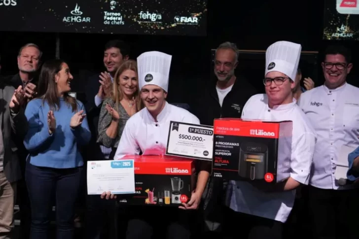 Dos chefs de San Lorenzo ganaron el Torneo Gastronómico en Rosario y buscan el título nacional