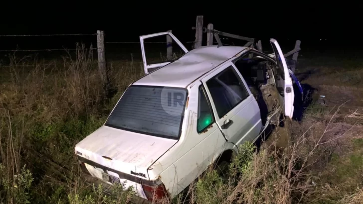 Fuerte choque en Oliveros: Un vecino de Serodino resultó gravemente herido