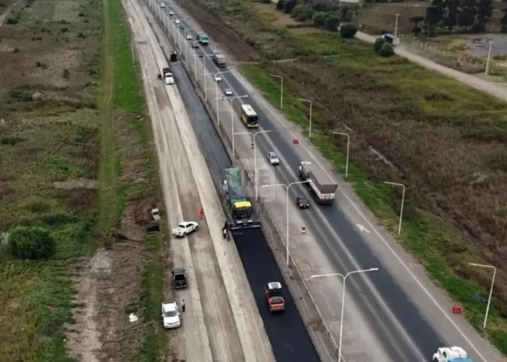 Obras del tercer carril: Comenzaron los desvíos para camiones
