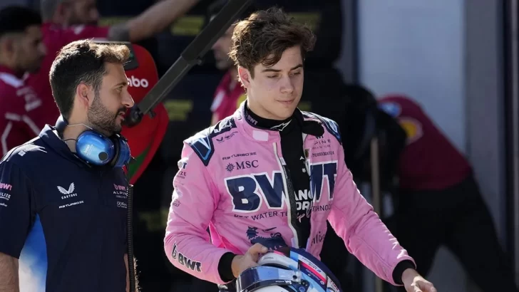 Franco Colapinto se prepara para el GP de Bélgica para este fin de semana